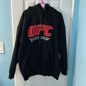 UFC XL zip up hoodie